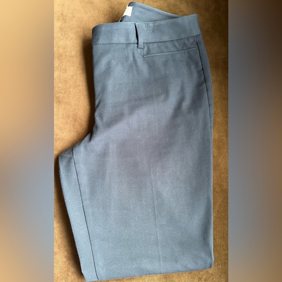 Talbots Navy Blue Curvy Straight Leg Mid Rise Sz 10 With Back Pockets - Picture 7 of 13